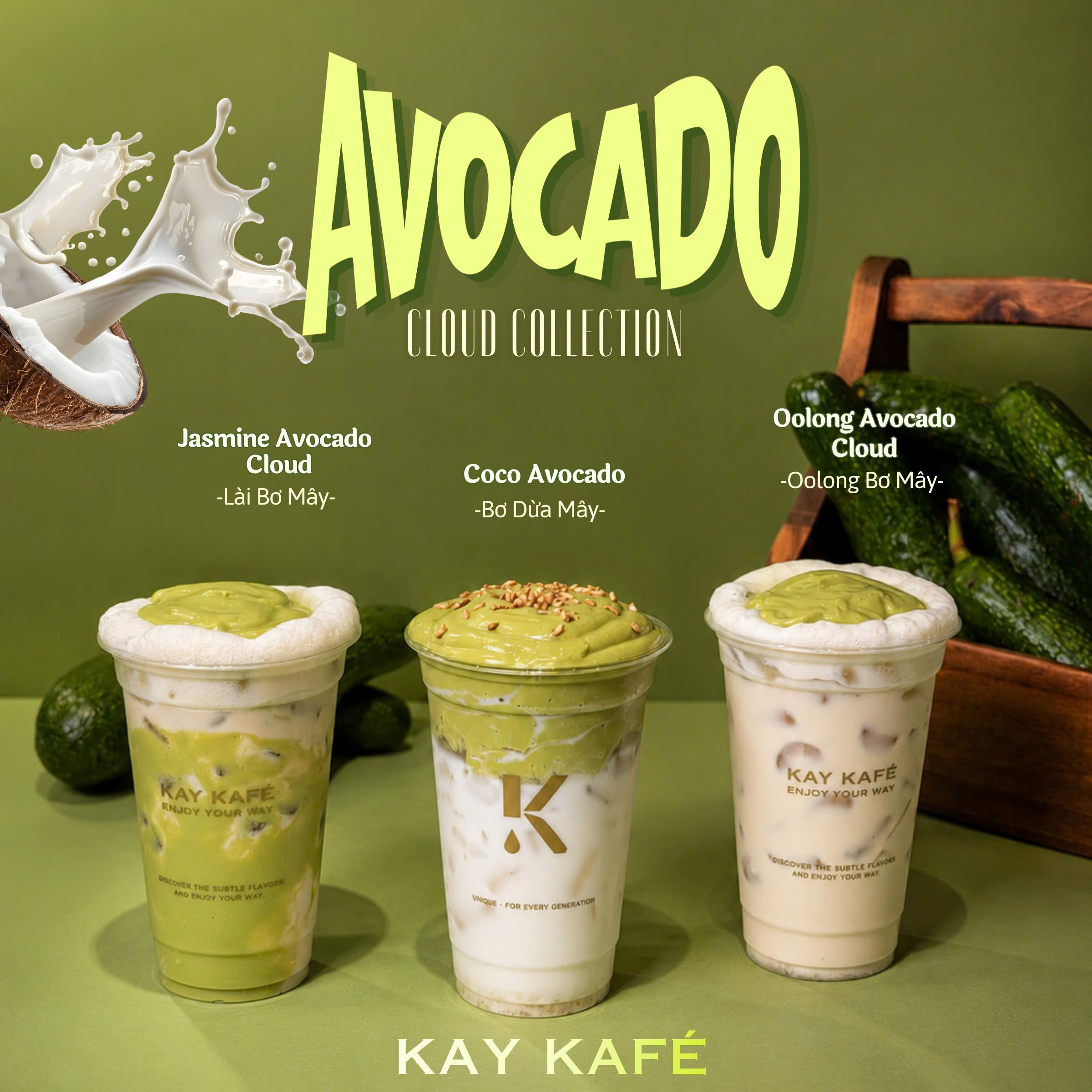 Avocado Cloud Collection - Kay Kafé